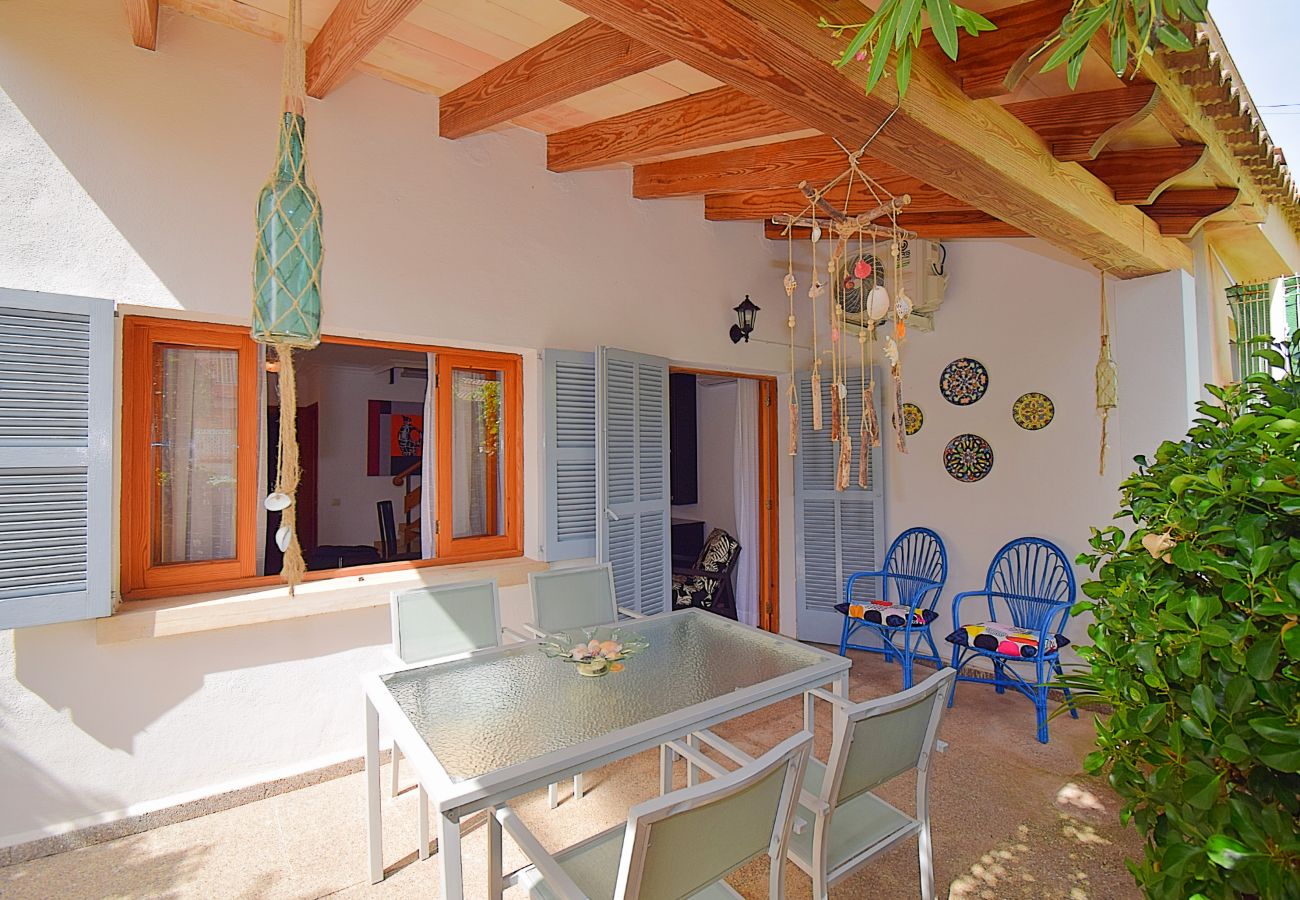 Дом на Can Picafort - Casa Alba 159 acogedora casa de vacaciones con jardín, terraza en zona residencial, barbacoa y WiFi