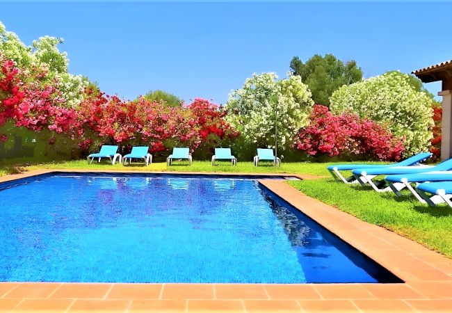 Особняк на Felanitx - Son Mas 402 maravillosa finca rústica con piscina privada, terraza, jardín y aire acondicionado