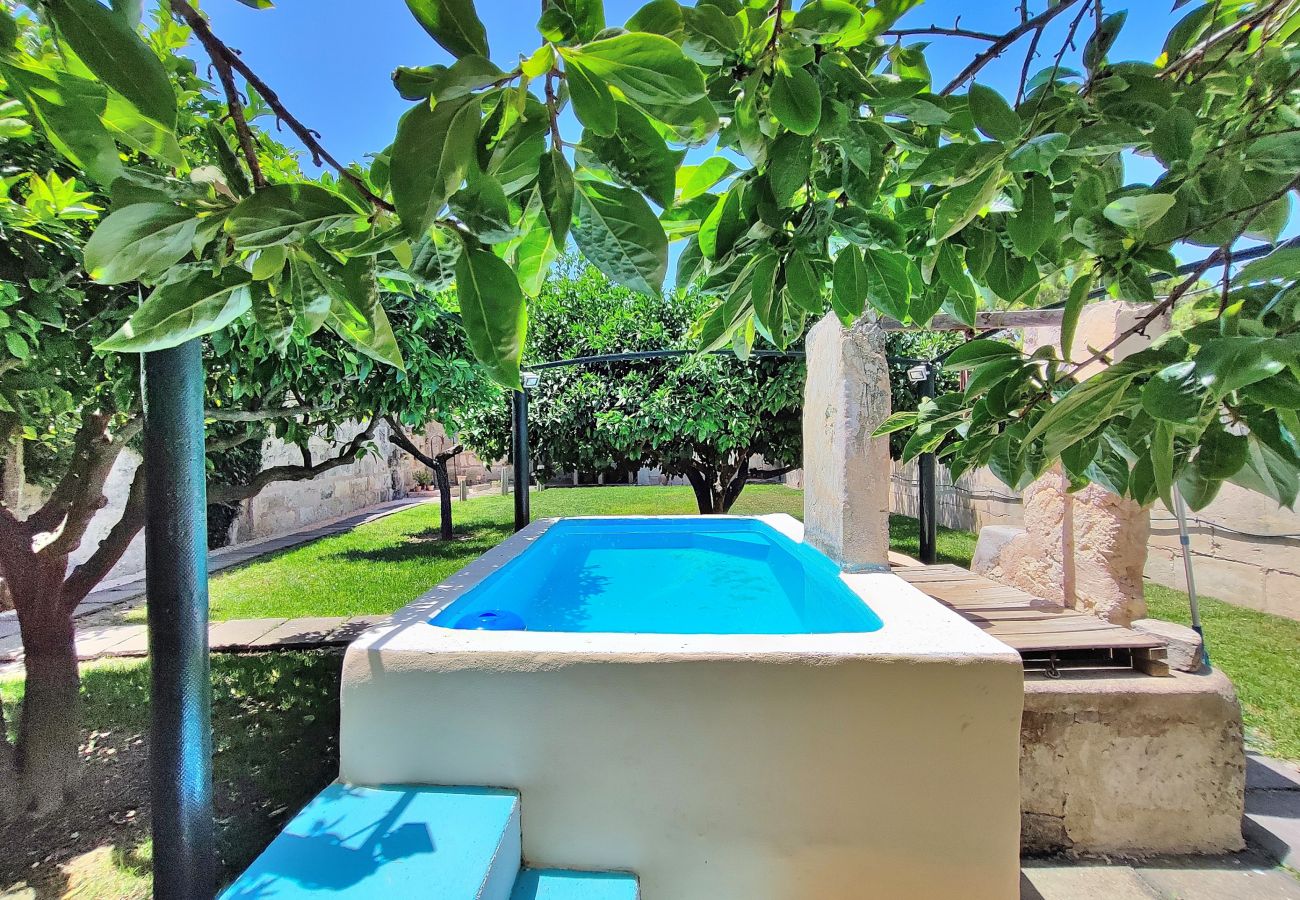 Дом на Sineu - Ca S'Escolà 175 tradicional casa mallorquina con jardín, gran barbacoa y WiFi