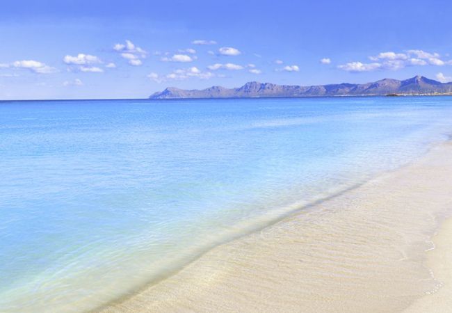 Таунхаус на Playa de Muro - Siulador 107 fantástica villa con piscina privada, terraza, mesa de billar, ping pong y aire acondicionado