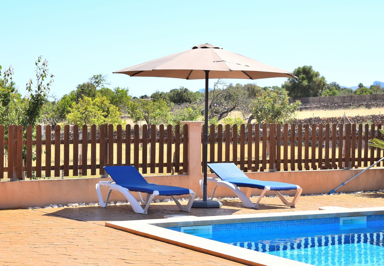 Особняк на Santa Margalida - Ballester 034 fantástica finca con piscina privada, gran terraza, barbacoa y aire acondicionado